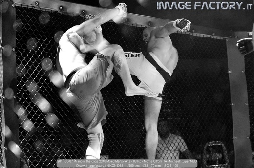 2011-05-07 Milano in the cage 2246 Mixed Martial Arts - 83 Kg - Morris Cilfoni ITA - Michael Kuiper NED